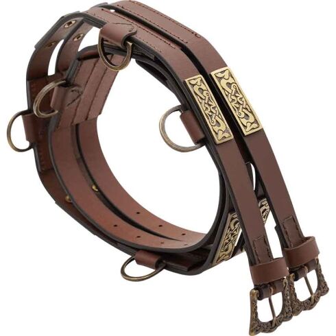 Celtic Twin Belt - Brown