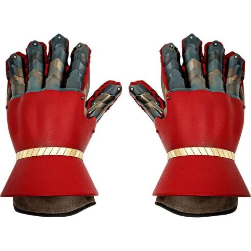 The Red Earl Medieval Gauntlets