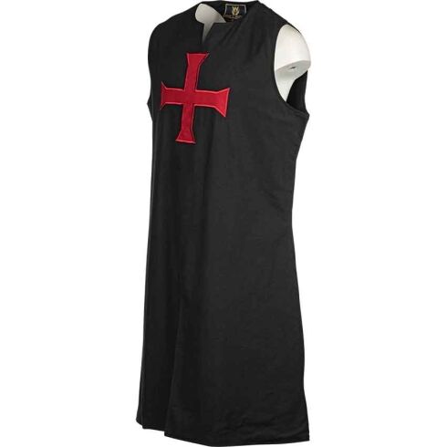 Black Templar Tunic with Red Cross