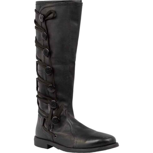Medieval Knight Boots - Black - HW-701458BK - Medieval