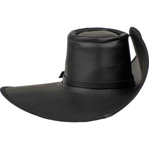 Leather Cavalier Hat