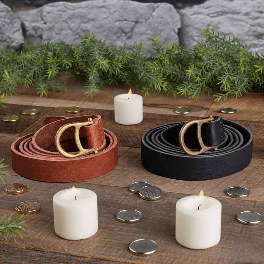 Diana Leather Ring Belt