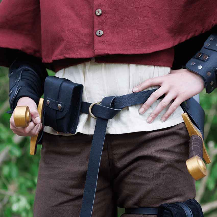 Diana Leather Ring Belt