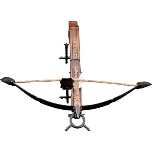 Curved Medieval Crossbow