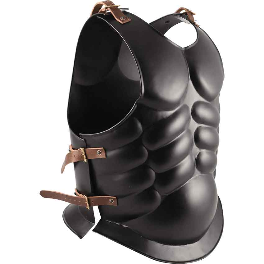 Black Steel Muscle Cuirass