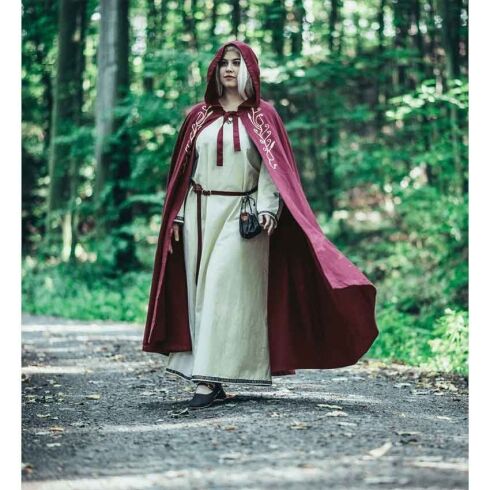 Lyra Medieval Cloak - Red