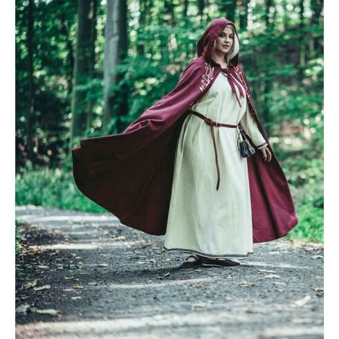 Lyra Medieval Cloak - Red