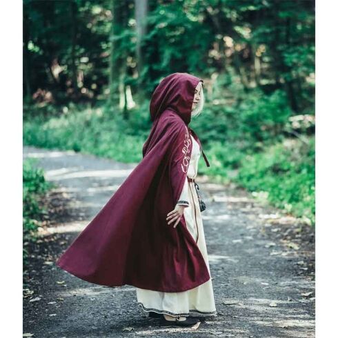 Lyra Medieval Cloak - Red
