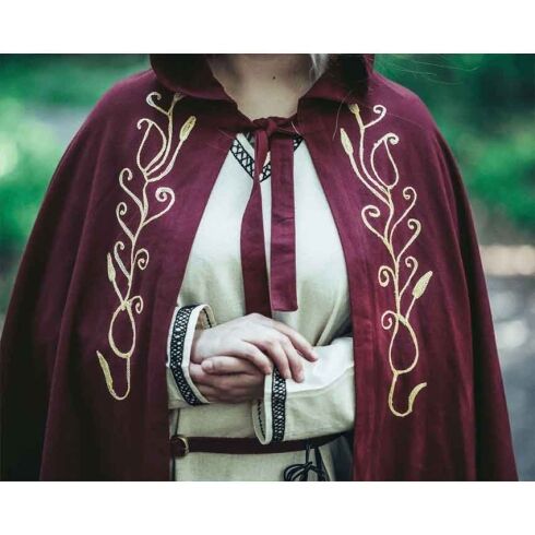 Lyra Medieval Cloak - Red