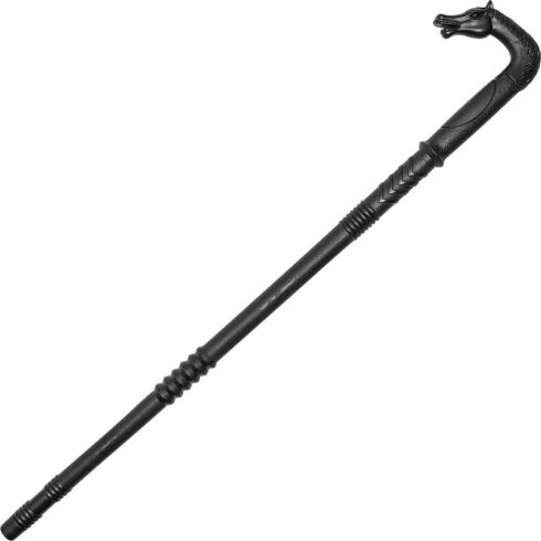 Polypropylene Black Horse Head Cane