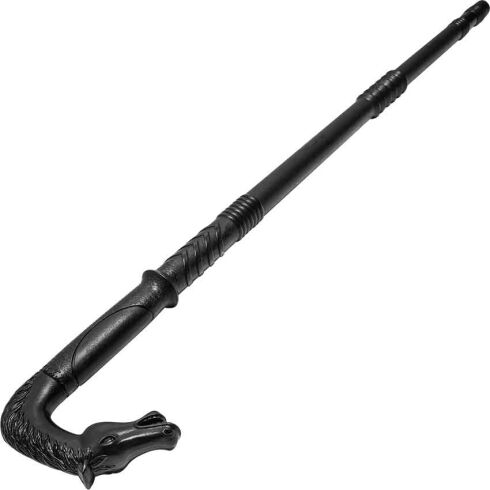 Polypropylene Black Horse Head Cane
