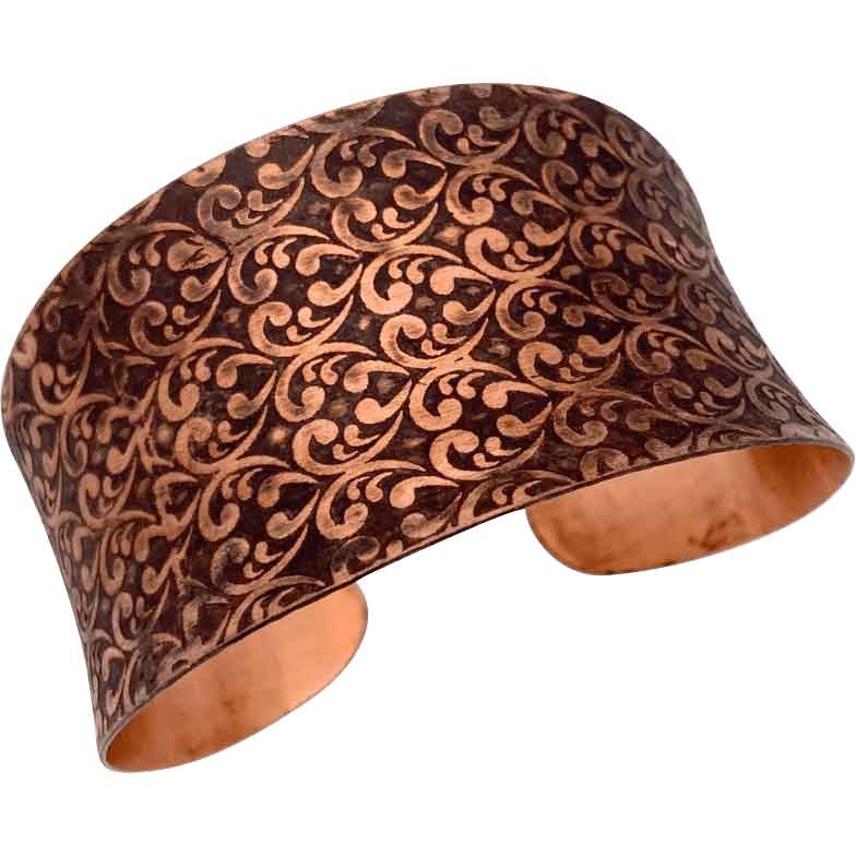 Medieval Patina Copper Bracelet