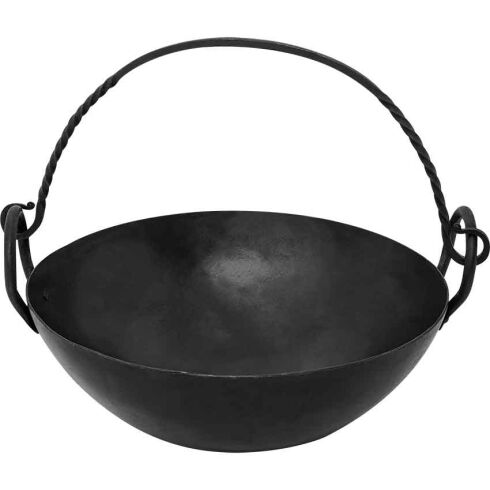 Round Medieval Cooking Pan