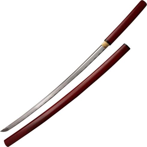 Burgundy Shirasaya with Lacquer Scabbard