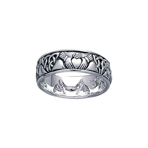 Mens Celtic Claddagh Ring