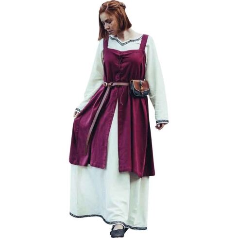 Inca Viking Overdress - Red