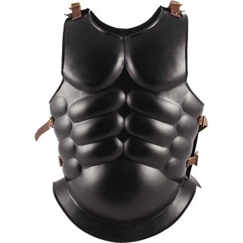 Black Steel Muscle Cuirass