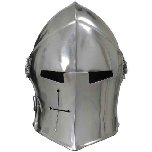 Visored Barbuta Helmet