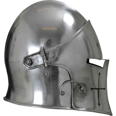 Visored Barbuta Helmet