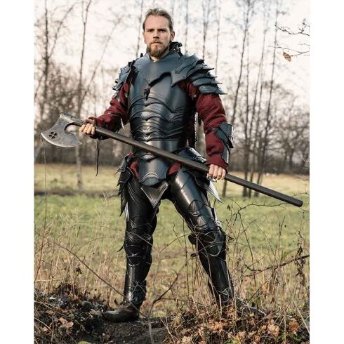 Blackened Dragomir Spaulders