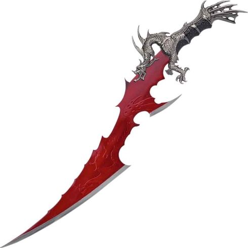 Blood Red Blade Dragon Dagger