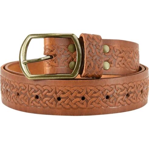 Celtic Embossed Buckle Belt