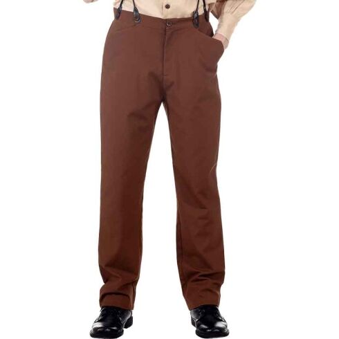 Classic Brown Steampunk Trousers