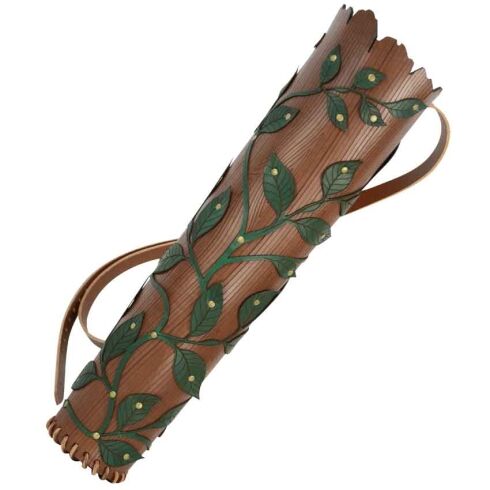 Elven Leaf Leather Quiver