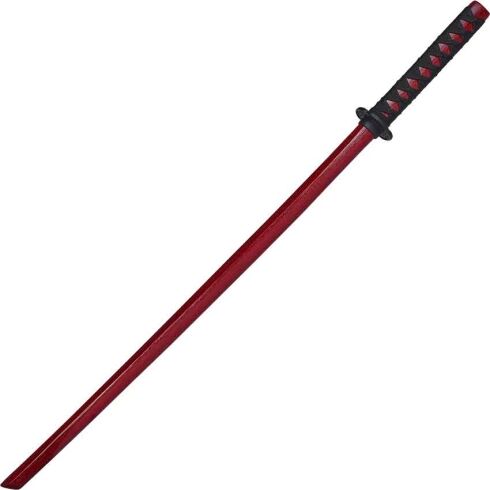 Black Wrapped Red Wood Bokken