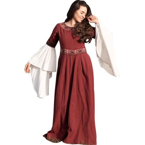 Yala Medieval Noble Lady's Dress - Red