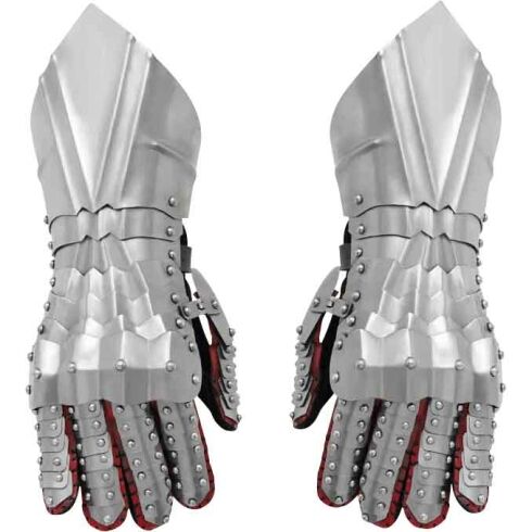 Gothic Knight Steel Gauntlets