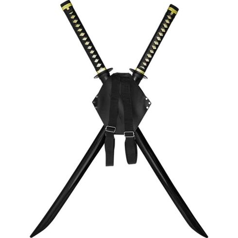 Mercenary Dual Sword Set with Back Harness