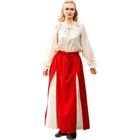 Edith Medieval Blouse – Natural